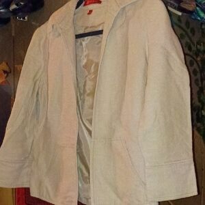 Anne Klein Cream Blazer Jacket